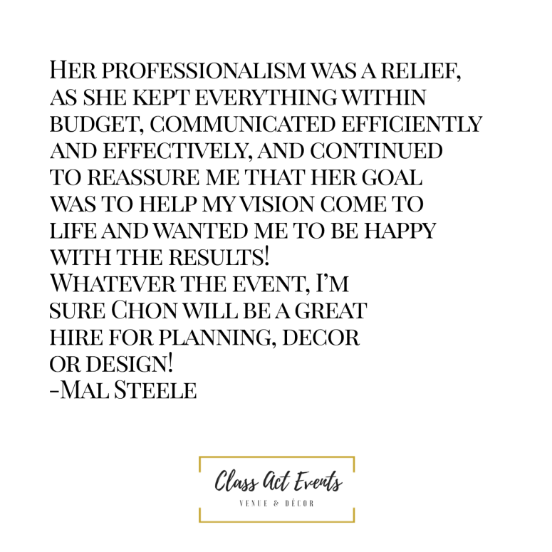 Excellent event planner in Vallejo